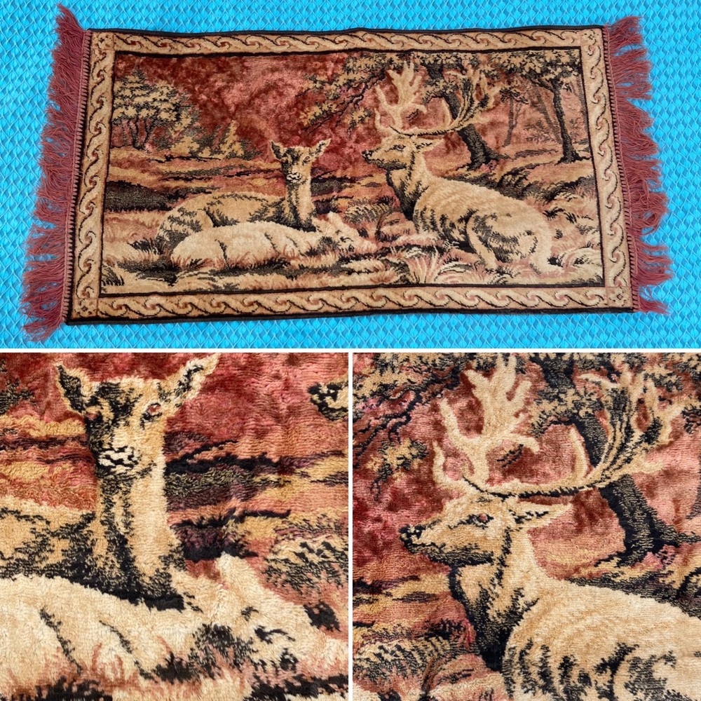 Vintage Deer Tapestry